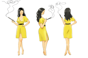 Đồ án Human Sketch - Diệp Thị Minh Nguyệt - nhân vật chính