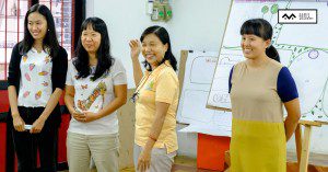lớp học sketch note sketch talk room to read 90